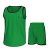 Essenclo Boys Clothing Sets, Boys Athletic Shorts & Sleeveless Shirts, Crew Neck Kids Tank Top Clothes Size 3-16 (2 Pcs Set) - E1001 - Kelly Green - 15-16 view 1