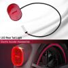 UFDIPLMY Rear Taillight Compatible with Xiaomi 4 Pro Mi4 Electric Scooter Tail Lights LED Safe Lamp Stoplight Mudguard Brake Light Accessories view 4