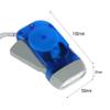 Portable Hand Pressing Dynamo Crank Power Wind Up LED Flashlight Manual Electricity Generation Energy Saving for Home Outdoor (Color : Gray) view 2