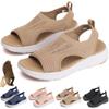 Women's Breathable Orthopedic Sandals - 2024 New Soft Shoes Go Walking Slip on Diabetic Foam Shoes, Arch Support Shoes Wide Width (Brown, Adult, Women, 8.5, Numeric, US Footwear Size System, Wide) view 1