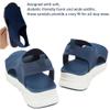 Women's Breathable Orthopedic Sandals - 2024 New Soft Shoes Go Walking Slip on Diabetic Foam Shoes, Arch Support Shoes Wide Width (Brown, Adult, Women, 8.5, Numeric, US Footwear Size System, Wide) view 2