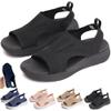 Women's Breathable Orthopedic Sandals - 2024 New Soft Shoes Go Walking Slip on Diabetic Foam Shoes, Arch Support Shoes Wide Width (Black, Adult, Women, 8, Numeric, US Footwear Size System, Wide) view 1