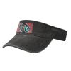 Fish with A Lure Print Denim Sun Visor Cap Versatile Unisex Design,for Outdoor Activities and Daily Wear view 2