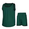 Essenclo Boys Clothing Sets, Boys Athletic Shorts & Sleeveless Shirts, Crew Neck Kids Tank Top Clothes Size 3-16 (2 Pcs Set) - E1001 - Evergreen - 15-16 view 1