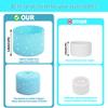 2PCS Silicone Water Bottle Boot for Owala 14/16oz 24oz 32oz 40oz,Anti-Slip Protective Sleeve Bottom Bumper Protector for FreeSip, Twist, and Flip Water Bottles (Clear Glitter Blue, 32oz) view 4