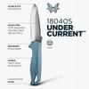 Benchmade - Undercurrent 18040S Outdoor Knife with Depth Blue Santoprene Handle (18040S) view 2