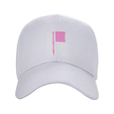BASTU Breast Cancer Awareness Survivor Baseball Cap for Men Women Dad Hat Classic Adjustable Golf Hats White