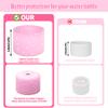 2PCS Silicone Water Bottle Boot for Owala 14/16oz 24oz 32oz 40oz,Anti-Slip Protective Sleeve Bottom Bumper Protector for FreeSip, Twist, and Flip Water Bottles (Clear Glitter Pink, 24oz) view 4