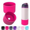 2PCS Silicone Water Bottle Boot for Owala 14/16oz 24oz 32oz 40oz,Anti-Slip Protective Sleeve Bottom Bumper Protector for FreeSip, Twist, and Flip Water Bottles (Pink, 40oz)