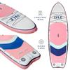 ISLE Megalodon Inflatable Stand Up Paddle Board & iSUP Bundle Accessory Pack - Durable, Lightweight, Stable  12' L x 45" W x 8" (Flamingo/Teal/Navy, 12') view 2