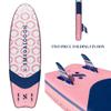 ISLE Megalodon Inflatable Stand Up Paddle Board & iSUP Bundle Accessory Pack - Durable, Lightweight, Stable  12' L x 45" W x 8" (Flamingo/Teal/Navy, 12') view 3