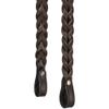 Tough 1 Royal King Braided Leather BB Headstall Dk Oil view 2