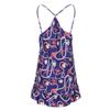 PJ Couture Women's Nautical Cami Chemise, XLarge, Navy view 2