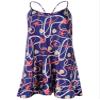 PJ Couture Women's Nautical Cami Chemise, XLarge, Navy view 3