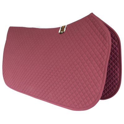 ECP Equine Comfort Products All Purpose Diamond Quilted Western Saddle Pad for Injury Prevention, Breathable, Hypoallergenic, Shock-Absorbing Cushion for Horse Comfort, Burgundy