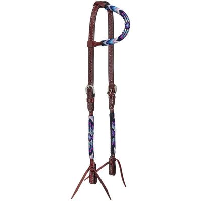 Tough 1 Royal King Beaded Single Ear Headstall Sierra
