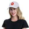 BASTU Vortex Baseball Cap for Men Women Dad Hat Classic Adjustable Golf Hats White view 4