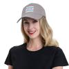 BASTU Flag of Chicago Illinois Baseball Cap for Men Women Dad Hat Classic Adjustable Golf Hats Gray view 4