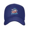 BASTU Cartoon Car Washing with Water Pipe and Sponge Baseball Cap for Men Women Dad Hat Classic Adjustable Golf Hats Blue view 1
