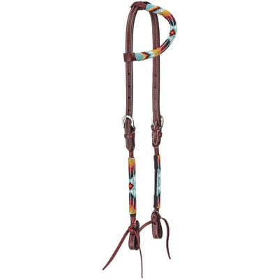 Tough 1 Royal King Beaded Single Ear Headstall Phoenix