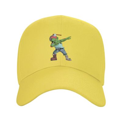 BASTU The Zombie Does A Tap Dance with A Machete in His Head Baseball Cap for Men Women Dad Hat Classic Adjustable Golf Hats Yellow