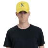 BASTU The Zombie Does A Tap Dance with A Machete in His Head Baseball Cap for Men Women Dad Hat Classic Adjustable Golf Hats Yellow view 3