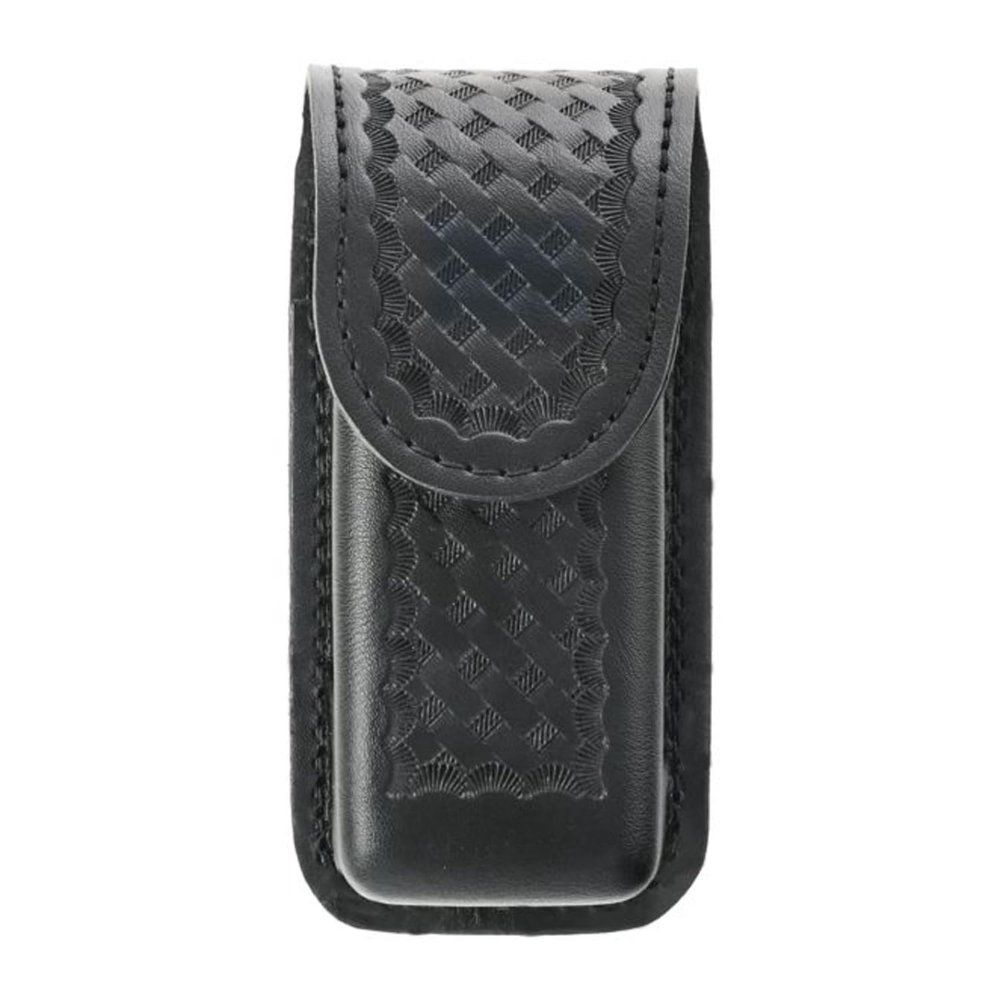 Hero's Pride Universal AirTek Tourniquet Holder, Leather TQ Pouch for Tactical Duty Belts, Duty Gear & EDC Case Fits Most Tourniquets Including CAT Gen 7, Lightweight Design, Basket Weave Finish
