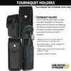 Hero's Pride Universal AirTek Tourniquet Holder, Leather TQ Pouch for Tactical Duty Belts, Duty Gear & EDC Case Fits Most Tourniquets Including CAT Gen 7, Lightweight Design, Basket Weave Finish view 3