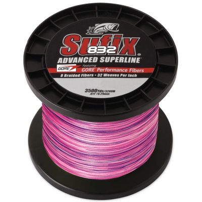 Sufix 660-430SR: 832 Braid 30 Lb Sunrise
