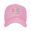 BASTU School Nurse 100 Days of Patching Tiny Humans Baseball Cap for Men Women Dad Hat Classic Adjustable Golf Hats Pink view 1