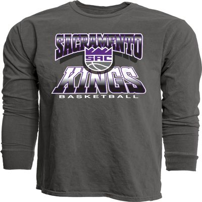 Sacramento Kings NBA Officially Licensed Long Sleeve T-Shirt Ringspun Alternate Color Icon, Medium