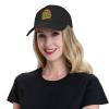 BASTU Melting Zombie Burger Baseball Cap for Men Women Dad Hat Classic Adjustable Golf Hats Black view 4