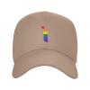 LGBT Flag Map of Togo Baseball Cap for Men Women Dad Hat Classic Adjustable Golf Hats Natural view 1
