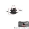 UFDIPLMY 4ps Silicone Plug Rear Wheel Hub Hole Plugs Compatible With Xiaomi M365 Pro 1S Mi3 Compatible With Ninebot Max G30 G30D Electric Scooter Rubber Dust Plugs view 2