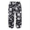 Freebily Kids Girls Elastic Waist Bohemian Harem Pants Summer Beach Hippie Trousers Yoga Dance Pilates Bloomers Activewear Type FD 4-5 Years view 1