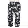 Freebily Kids Girls Elastic Waist Bohemian Harem Pants Summer Beach Hippie Trousers Yoga Dance Pilates Bloomers Activewear Type FD 4-5 Years view 4