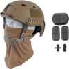 LOOGU Fast BJ Base Jump Tactical Helmet for Airsoft with 12-in-1 Headwear and Helmet Cover view 2