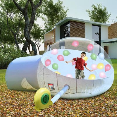 Inflatable Bubble House,Inflatable Transparent Camping Tent,Camping Tent Greenhouse,Outdoor Clear Dome Camping Cabin Bubble Tent with Air Blower