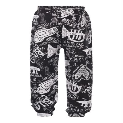 Freebily Kids Girls Elastic Waist Bohemian Harem Pants Summer Beach Hippie Trousers Yoga Dance Pilates Bloomers Activewear Type EC 7-8 Years