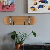 iplusmile 3pcs Wall Mount Hangers for Surfboards and Skateboards Storage Hooks Easy Installation Design for Display and Organization view 3