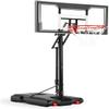 Basketball Hoop Outdoor with 44 Inch Shatterproof Backboard, Portable Basketball Goal System 4.8-10ft Height Adjustable for Kids, Youth, Adults, Backyard/Driveway/Indoor view 1
