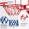NEIJIANG Basketball Net Replacement, 2025 Upgrade Thick Professional Basketball Nets Heavy Duty Outdoor, All Weather Anti Whip Color Never Fade -12 Loops (Red White Blue) view 3