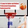 NEIJIANG Basketball Net Replacement, 2025 Upgrade Thick Professional Basketball Nets Heavy Duty Outdoor, All Weather Anti Whip Color Never Fade -12 Loops (Red White Blue) view 4
