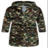 E.W Apparel Boys Fleece Robe Girls Hooded Bathrobe Toddlers Soft Fuzzy Robe for Kids(Camouflage,11-12 Years) view 1