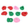 Keenso Climbing Holds, Durable PE Plastic, Colorful Textured Rock Wall Grips for Home Gym Training, Indoor Climbing, and Strength Workout