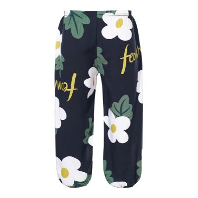 Freebily Kids Girls Elastic Waist Bohemian Harem Pants Summer Beach Hippie Trousers Yoga Dance Pilates Bloomers Activewear Type AD 5-6 Years