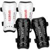 2 Pairs Soccer Shin Guards for Toddler Kids Youth, Soccer Shin Pads with Adjustable Double Strap for 3-14 Years Old Boys Girls Child Teens view 1