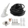 Aspaton Universal Marine Boat Speedometer Pitot Kit 80 MPH Automatic Kick-up Pitot Tube Assembly, Sea Portable Mini Tool Accessories