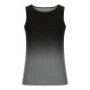 Generic Men Spring and Summer Sports Sleeveless Top Gradient Color Tanks Top Fitness Tight Fitting Muscle Vest Mens Camisole Shirts Gray, XX-Large view 2