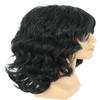 yuehong Long Curly Black 70s 80s Shawl Rocker Wig Mullet Cosplay Wig Heat Resistant Synthetic Fibers Soft Durable Breathable Costume view 3